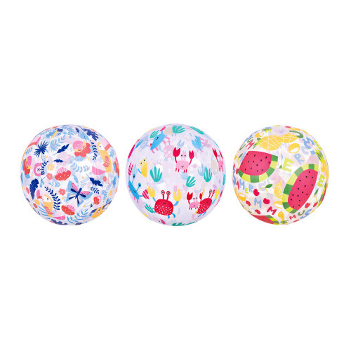 míč nafukovací plážový 50cm mix dekorů