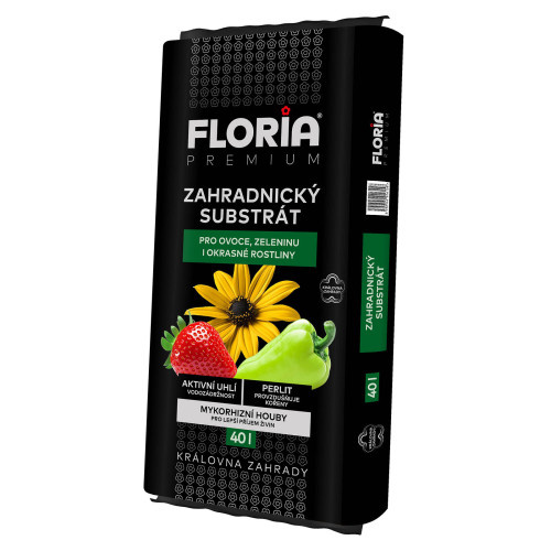 substrát zahradnický 40l FLORIA