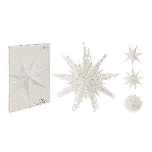 dekorace HVĚZDA 50,60,75cm, mix, závěsná, papír BÍ