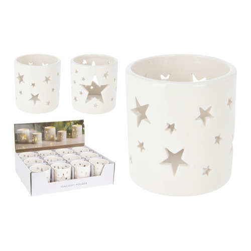 svícen na čajovou svíčku pr.7,5x8cm porcelán BÍ mix