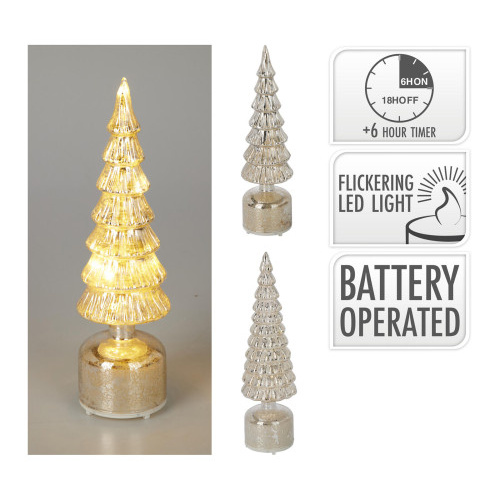 dekorace STROM 36cm LED STŘ s časovačem mix