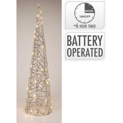 dekorace PYRAMIDA 60cm LED STŘ s časovačem