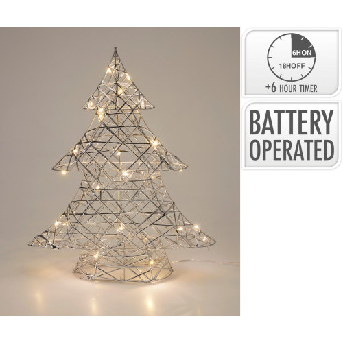 dekorace STROM 40cm LED STŘ s časovačem