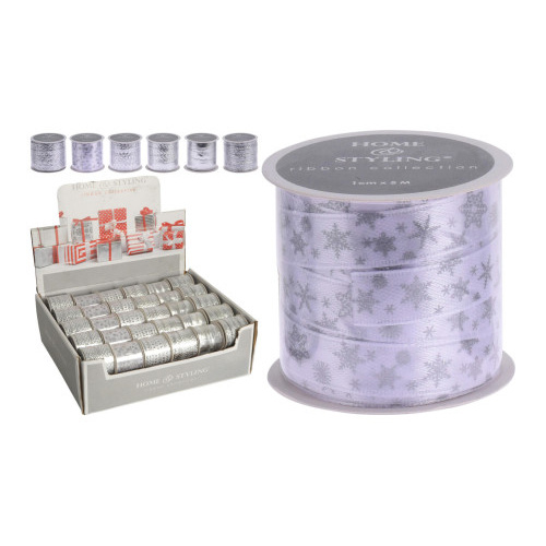 stuha 5mx1cm s potiskem polyester STŘ mix