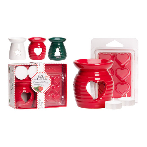 aromalampa vánoční,svíčky,vosk sada 7díl. mix