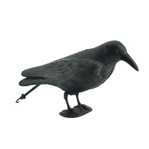 havran maketa na plašení špačků a holubů 38x11x20,3cm PE