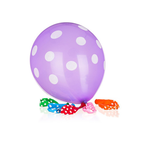 balonky nafukovací DOTS 30cm (6ks) MY PARTY