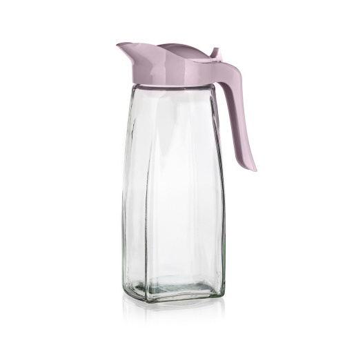 džbán skleněný DARA 1500ml PH víčko mix barev
