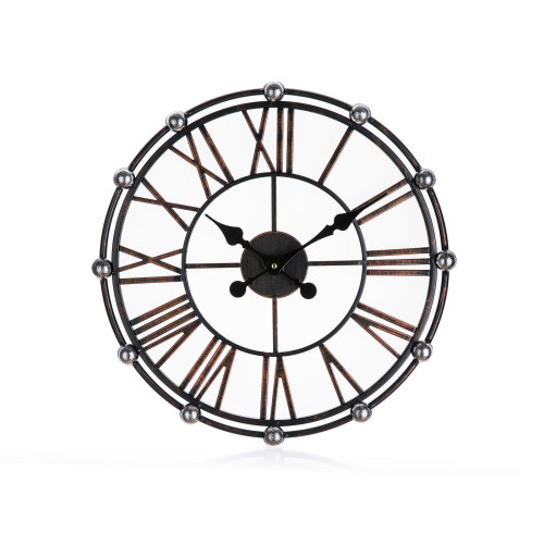 hodiny nástěnné pr.50cm BRONZ