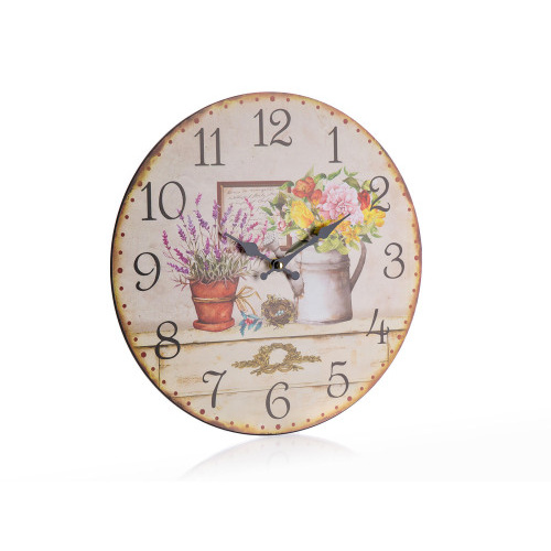hodiny nástěnné pr.34cm FLOWER