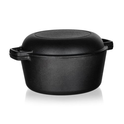 hrnec + poklice EXCELLENT 4,8+1,8l litina ČER