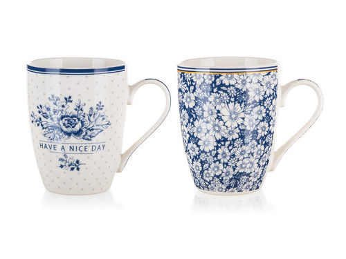 hrnek 340ml FLOWER keramický mix