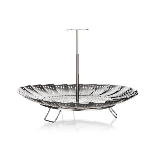 napařovač skládací 23cm, s rukojetí, nerez CULINARIA