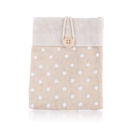 pytlík dekorativní 10,5x14cm NATURE bavlna PUNTÍK HN sv.