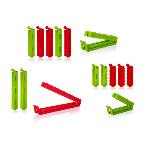 klip na sáčky sada 15díl.(6.5,8.5,12.5cm) PH mix barev CULINARIA