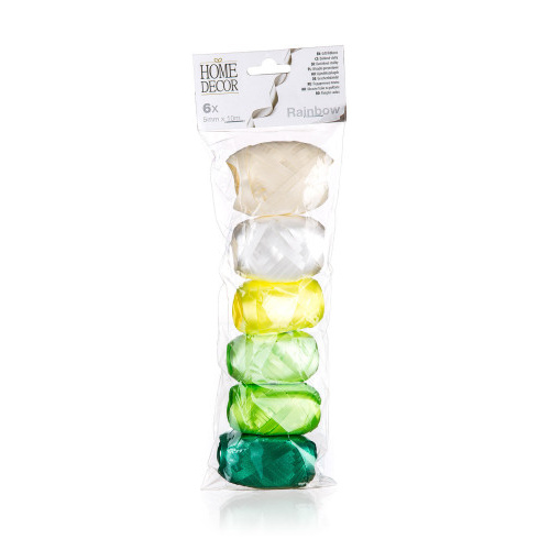 stuha RAINBOW 10m mix barev ZE (6ks)