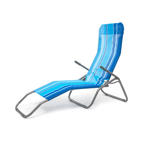 lehátko skládací kov.142x60x96cm PRUH MO, nosnost 100kg