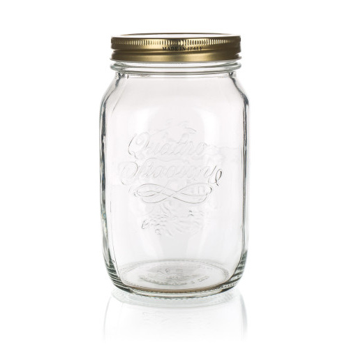 dóza QUATTRO STAGIONI 1,0l skl.+ kov.víčko