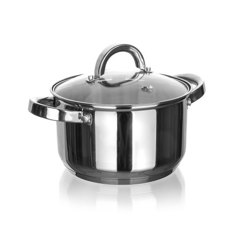 hrnec 18cm se skl.poklicí 2,6l nerez CUISINO