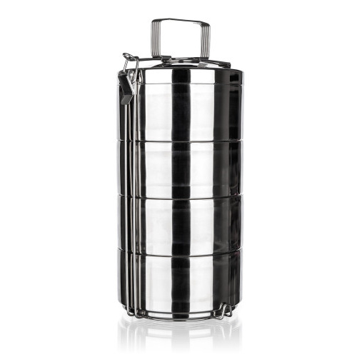 jídlonosič 16cm 4díl.nerez dvoustěnný AKCENT