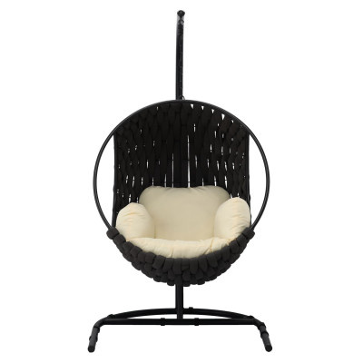 Závěsné křeslo TABANI černé