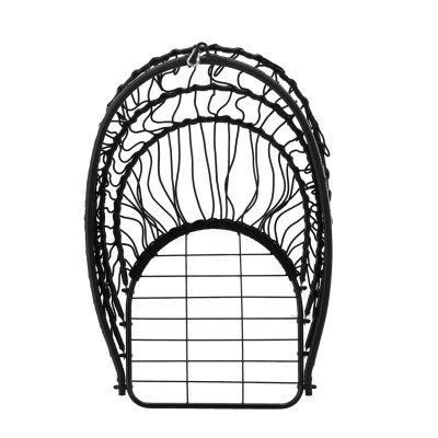 Skládací závěsné křeslo ERIS černé