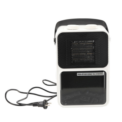 Elektrický krb - bílý, 13,5x21x36 cm, 600/1200W