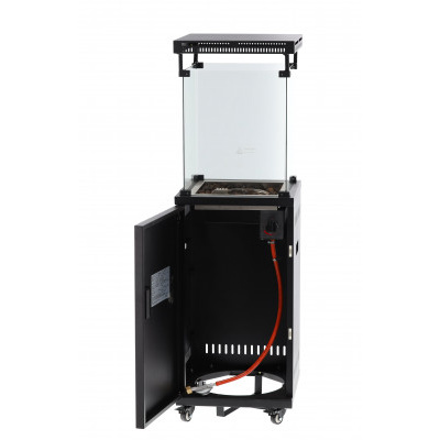 ALDOTRADE terasový plynový ohřívač BISTRO 136cm černý