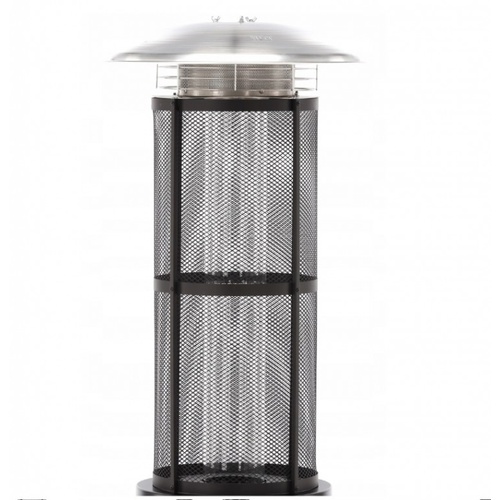 ALDOTRADE Terasový plynový ohřívač oválný černý