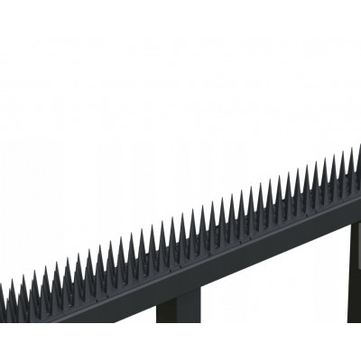 ALDOTRADE Hroty ochranné proti holubům PE 4,5x44,5cm - černá