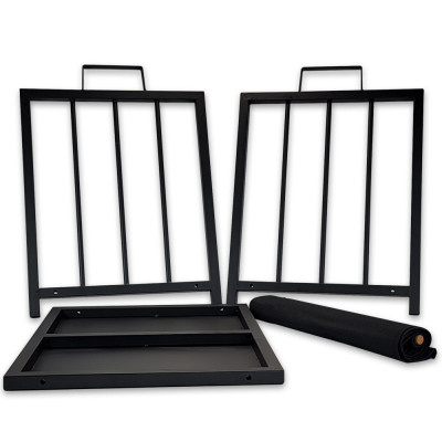 Kovový stojan na dřevo s přenosnou taškou 51x37x50,5cm