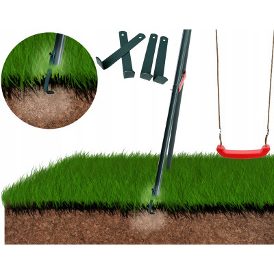 Zahradní dětská houpačka 290x180x200 cm