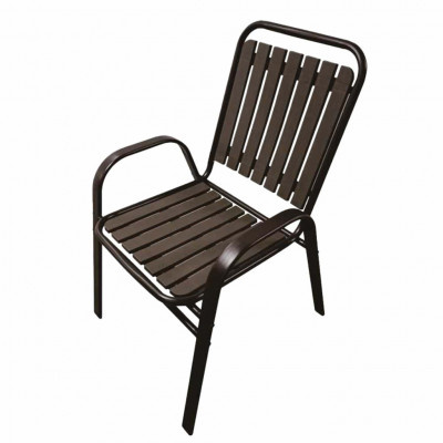 Zahradní židle hnědá 56x63x89 cm