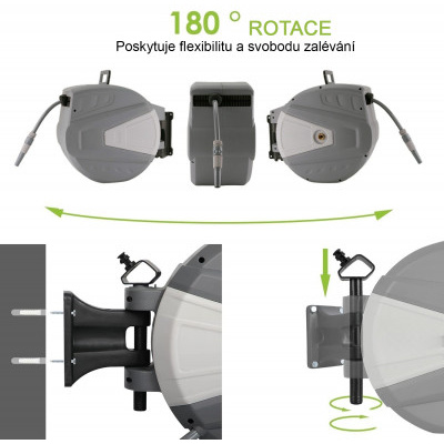 ALDOTRADE Automatický naviják s hadicí 40m