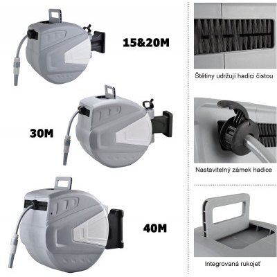 ALDOTRADE Automatický naviják s hadicí 40m