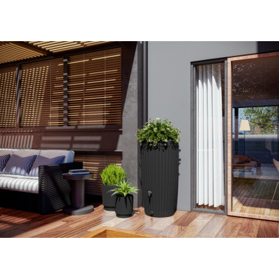 Sud na dešťovou vodu MIKA 240l antracit 