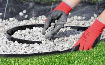 Obrubník neviditelný BORDER 480x8,4x4,5 cm - barva: černá