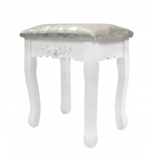 ALDOTRADE Toaletní kosmetický stolek Emilie 143x70x40cm s taburetem