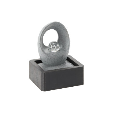 Zahradní fontána kapka vody 21x18,3x27 cm s LED