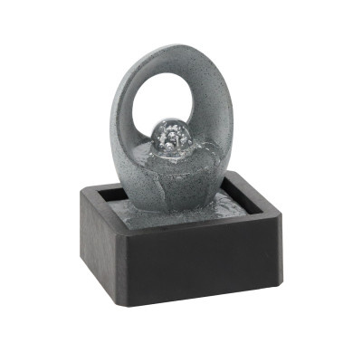 Zahradní fontána kapka vody 21x18,3x27 cm s LED