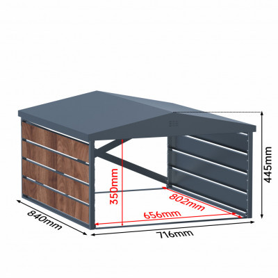 ALDOLINE Přístřešek pro robotickou sekačku Roof