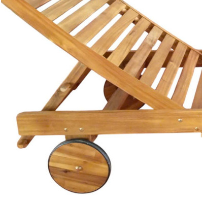 ALDOTRADE Dřevěné zahradní křeslo Relax dřevo akácie