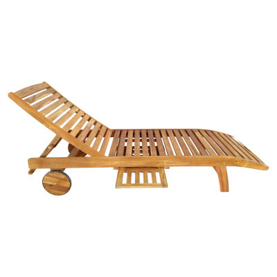 ALDOTRADE Dřevěné zahradní křeslo Relax dřevo akácie