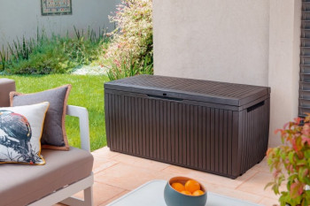 KETER SPRINGWOOD Stogare zahradní úložný box 302l, hnědá 1720237