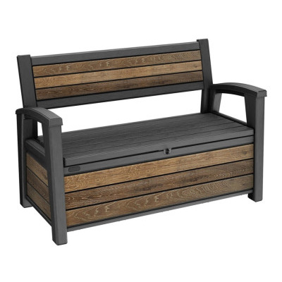 Keter zahradní lavička Deco 227 L Ořech 