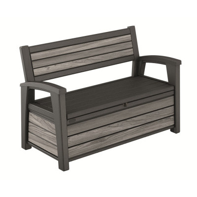Keter zahradní lavička Deco 227 L šedá 