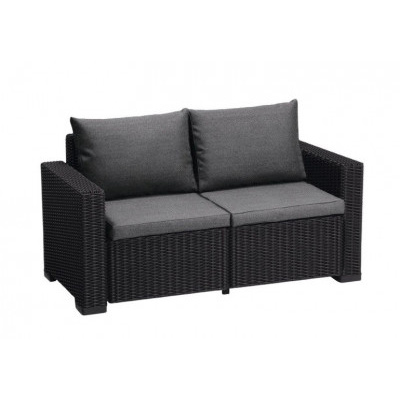 Keter zahradní pohovka California grafit, 141 x 68 x 72cm