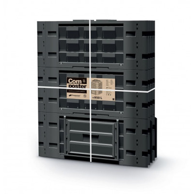 Kompostér COMPOGREEN VARIO 950l černý