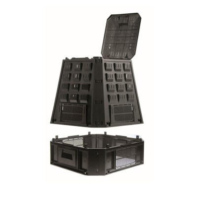 kompostér 630l EVOGREEN ČER