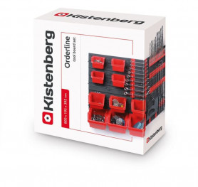 Kistenberg Závěsný panel s 10 boxy a 22 držáky ORDERLINE